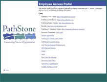 Tablet Screenshot of employee.pathstone.org